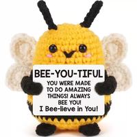 Vente entière Crochet poupée à la main drôle positif pomme de terre crochet à la main poupée nouveau Kawaii positif pomme de terre jouets Textile artisanat