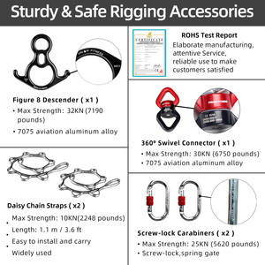 Set di Seta Colorata per Yoga Aereo 10,9 Iarde/10M in Nylon per Esercizi Fitness - Product Image 3