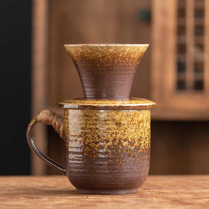 Set da caffè americano 1-3 pezzi - Marrone castagna - 260 ml