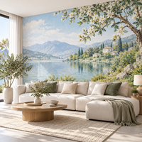 Fabricant de papier peint sur toile personnalisé, rouleau de revêtement mural imprimable pour projets de décoration intérieure en gros