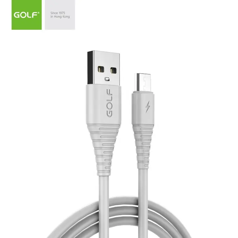 GOLF Customized universal cellphone accessories high quality 1m mobile phone charging micro USB cable