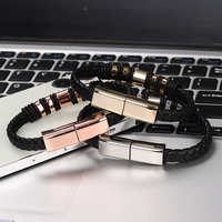 Kabel Data Pengisian Daya USB Pendek 20cm dengan Inti Tembaga Murni untuk IOS, Tipe-C, Komputer, Kamera & Perangkat Pintar