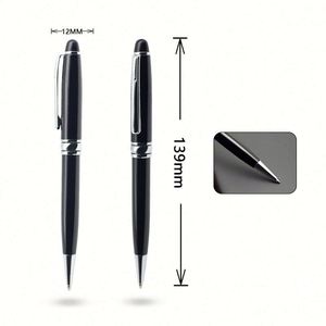 Customizable Premium Business Metal Ballpoint Pen Rotating Design <b>Logo</b> Printing Silk Screen Printing 139mm Promotional Gift - Product Image 6