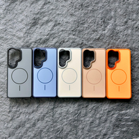Étui de téléphone magnétique mat antichoc JOYPORODO B487 pour Samsung S26 S25 S24 S23 Ultra Skin Sensitive Fundas Movil pour iPhone