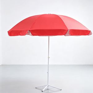 Sombrilla de Playa Grande y Moderna con Toldo, Apertura Manual sin Esfuerzo, Parasol Impermeable para Mercados, Ferias y Eventos - Product Image 1