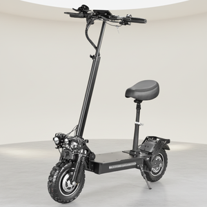 Scooter de Movilidad para Adultos con Doble Tracción de 11 Pulgadas, Sistema de Tres Luces y Neumáticos Anchos - Product Image 1