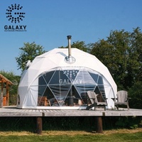 Dôme de glamping OEM ODM 4m 5m 6m 7m 8m tente de maison à dôme géodésique au prix le plus bas à vendre