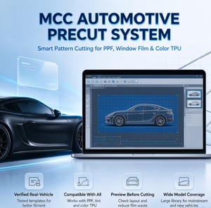 Logiciel de découpe de <span class=keywords><strong>film</strong></span> automobile MCC, système de découpe de motifs automobiles pour PPF, <span class=keywords><strong>film</strong></span> pour vitres et TPU de changement de couleur - Product Image 1