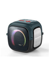 Altavoz Bluetooth Portátil Hopestar PARTY ONE MINI de 5 W, Resistente al Agua IPX6, Luz LED de Espectro, Radio FM, Audio para Exteriores, Fácil de Transportar