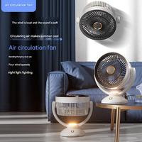 Ventilateur de bureau rechargeable par USB, lumière réglable à plusieurs vitesses pour dortoirs d'étudiants, nouveau ventilateur de piédestal de tour domestique