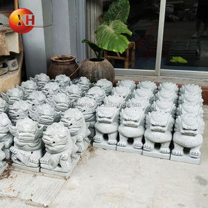 Parc <span class=keywords><strong>funéraire</strong></span> chinois FENGSHUI Mini pierre Foo chien <span class=keywords><strong>Statue</strong></span> ou cimetière pierre Lion Sculpture et pierre SHI ZI sculptures - Product Image 4