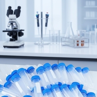 Autres fournitures de laboratoire, tubes à centrifuger 10 ml, 15 ml, 50 ml, PP, fond conique, consommables médicaux de laboratoire, stériles