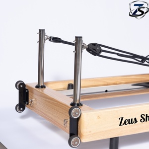 Máquina de Pilates Reformer Portátil, Plegable, Ajustable, Ecológica, con Núcleo de Roble, Equipo de Gimnasio, <span class=keywords><strong>Yoga</strong></span> Comercial - Product Image 3
