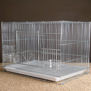 Cage de voyage multi-couleurs pour perroquets et perruches, cage à oiseaux portable avec crochet, cage de voyage pour oiseaux avec crochet - Product Image 2