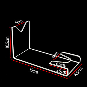 Hiện đại thân thiện với môi xách tay <span class=keywords><strong>Acrylic</strong></span> đánh bóng Pistol mô hình hiển thị đứng - Product Image 4