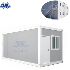 Maison conteneur maritime anti-sismique à installation rapide de 20 pieds, villa, mini-maisons, maison préfabriquée, maison pliante à double aile - Product Image 2