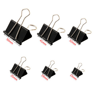 X910-1 Extra 2inch Fancy Metal Binder <b>Clips</b> 51mm Big Paper <b>Clamps</b> for Office Supplies - Product Image 1