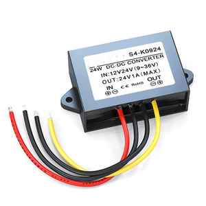 อินพุต 9-36V เป็นเอาต์พุต 24V 1A-30A อัตโนมัติบั๊กบูสต์ดีซีคอนเวอร์เตอร์โมดูลควบคุมแรงดันไฟฟ้ารถ ยานยนต์ หม้อแปลงไฟฟ้า - Product Image 5