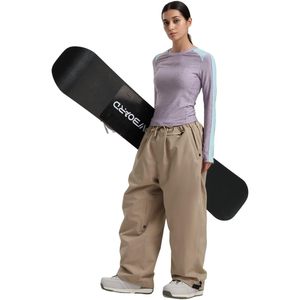 Pantalons de neige personnalisés unisexes pour adultes, imperméables 15K, respirants 10K, coupe-vent, pour le ski et le snowboard - Product Image 4