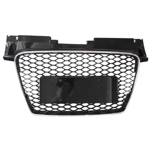 ABS Facelift Mesh Grille For Audi TT Front Bumper TTRS Auto Grille Radiator Honeycomb Grills 2008-2014