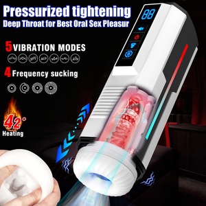 Oyuncaklar seks yetişkin otomatik teleskopik rotasyon emme ses enayi adam için mastürbasyon kupası erkek <span class=keywords><strong>Masturbator</strong></span> - Product Image 3
