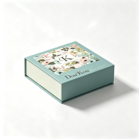 Boîte en forme de livre personnalisée, boîte cadeau magnétique haut de gamme, boîte d'emballage rigide avec impression intérieure personnalisée pour l'emballage de cadeaux