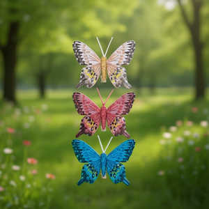 Ilan Mariposa Con Pinza 8Cm Fermaglio per Capelli Multicolore a Farfalla - Product Image 2