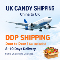 Agent maritime Chine-Royaume-Uni pour bonbons, DDP, fret maritime LCL + Express, porte-à-porte, taxes incluses, 30-45 jours