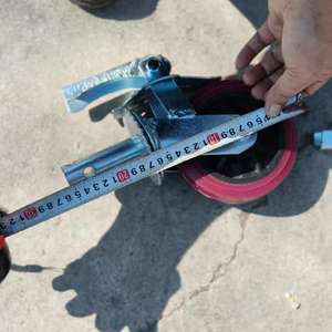 Roue d'<span class=keywords><strong>échafaudage</strong></span> en acier de construction de sécurité industrielle de haute qualité avec jambe réglable résistant à la corrosion de haute résistance - Product Image 5