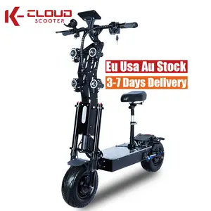 Security 3-7 Days Delivery 8000W 10000W Dual Motor 13 14 Inch Offroad 72V Electric Scooter Portable Scooters Electriques