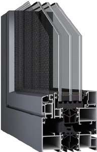 Superhouse factory exporte directement des fenêtres en aluminium à rupture de pont thermique, double vitrage, à battants, certifiées NFRC, pour les maisons. - Product Image 2