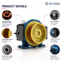 Machine de traction compacte sans engrenages MCK300 avec moteur PMS pour ascenseurs domestiques et ascenseurs de villas
