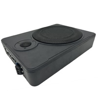 Subwoofer Delgado de 12V, Altavoz Activo SPL de 600W, Subwoofer para Debajo del Asiento de Automóvil con Tweeter