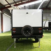 Nouvelle arrivée 2026, caravane tout-terrain de 12 pieds, remorque de camping conçue pour les voyages tout-terrain et les aventures en plein air