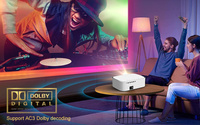 Liquidación de Fábrica, Proyector Inteligente BYINTEK K45, Resolución Nativa 1080P, 950 ANSI, Enfoque Eléctrico 2026, Cine en Casa con la Mejor Relación Calidad-Precio a $88