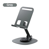 Support de téléphone tout en métal rotatif pour table, support de bureau pour iPad Samsung iPhone 15 14 13, support mobile