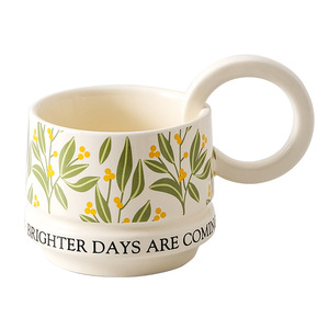 Keramik-Reisebecher 400ml im Amerikanischen Stil Büro-Souvenir-Tasse im Karton - Product Image 3