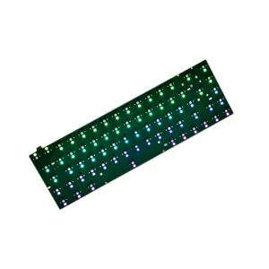 Service oem personnalisé, assemblage de pcb multicouche 60%, clavier hotswap pcb 60 fabricant