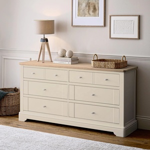 Custom French Style <strong>Chest</strong> <strong>of</strong> <strong>Drawer</strong> Solid Wood Shaker Melamine Veneering Oak Wooden Top 6 Wide <strong>Drawer</strong> Sideboard Entrance Cabinet - Product Image 5