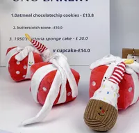 Jouet en peluche écologique pour chien-Boîte cadeau de dés à mastiquer pour friandises Jouet interactif pour animaux de compagnie à renifler