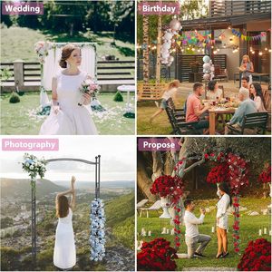 Nouveau style, en gros, arche portable en forme de fleurs, support de toile de fond, décoration de ballons, arche de <span class=keywords><strong>jardin</strong></span> pour plantes grimpantes, villa - Product Image 5