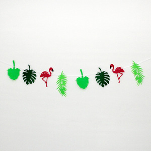 Festa di matrimonio festa nuziale festa estiva Hawaii forniture a tema tropicale Flamingo <span class=keywords><strong>Aloha</strong></span> Banner Luau forniture per feste Set - Product Image 4