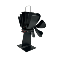 Ventilateur thermique économique EJ à 6 pales pour foyer, poêle, camping-car et usage extérieur, compatible avec les poêles à bois