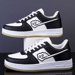 Baskets blanches Monster Printemps-Été 2026, style Ulzzang, chaussures de sport décontractées à semelle épaisse pour femmes, style universitaire - Product Image 3
