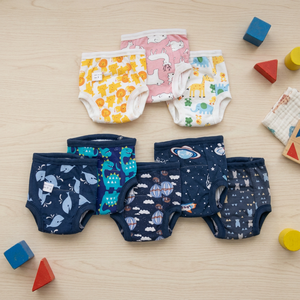 Pañales de Entrenamiento para Bebés, de Algodón Suave y Absorbente, Reutilizables, con Capas Anti-Fugas y Lindos Estampados de Dibujos Animados - Product Image 2