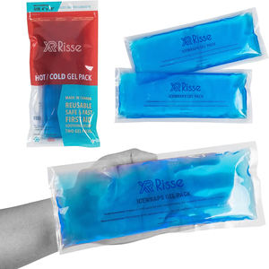 Packs de glace en gel bleu réutilisables Risse pour blessures, compresses chaudes et froides souples et flexibles pour <span class=keywords><strong>genou</strong></span>, <span class=keywords><strong>épaule</strong></span>, <span class=keywords><strong>tête</strong></span>, cou, cheville, poignet, coude, bras, <span class=keywords><strong>pied</strong></span> - Product Image 1
