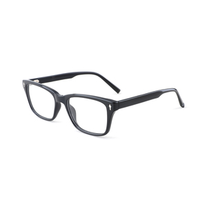 Montature per <span class=keywords><strong>Occhiali</strong></span> Vintage Quadrate in Acetato di Lusso, Leggere e Resistenti, per <span class=keywords><strong>Occhiali</strong></span> <span class=keywords><strong>da</strong></span> <span class=keywords><strong>Vista</strong></span> Unisex per Adulti in Blu - Product Image 2