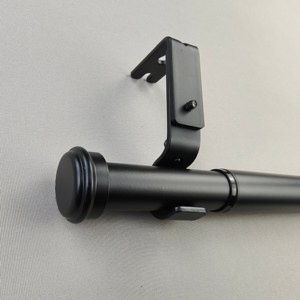 Hiện đại Rèm màu đen cực mở rộng bền kim loại rèm que xoắn nối có thể điều chỉnh 400mm Chiều dài gói nhỏ dễ dàng giao hàng - Product Image 3