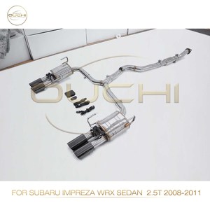 Ouchi acero inoxidable para <span class=keywords><strong>Subaru</strong></span> <span class=keywords><strong>Impreza</strong></span> <span class=keywords><strong>WRX</strong></span> <span class=keywords><strong>Sedan</strong></span> 2,5 T <span class=keywords><strong>2008</strong></span>-2011 silenciador de tubo de escape Catback con válvula piezas de rendimiento automático - Product Image 2