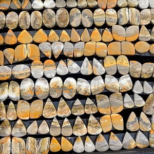 Las piedras preciosas de peras de jaspe de abejorro Natural sueltas más vendidas para la elaboración de joyas DIY anillos hechos a mano personalizados collares Accesorios - Product Image 1